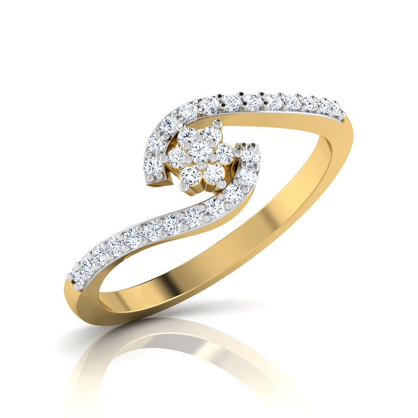 Floral Clasp Ring