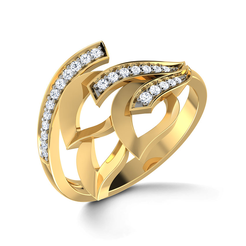 Trio Foliate Ring
