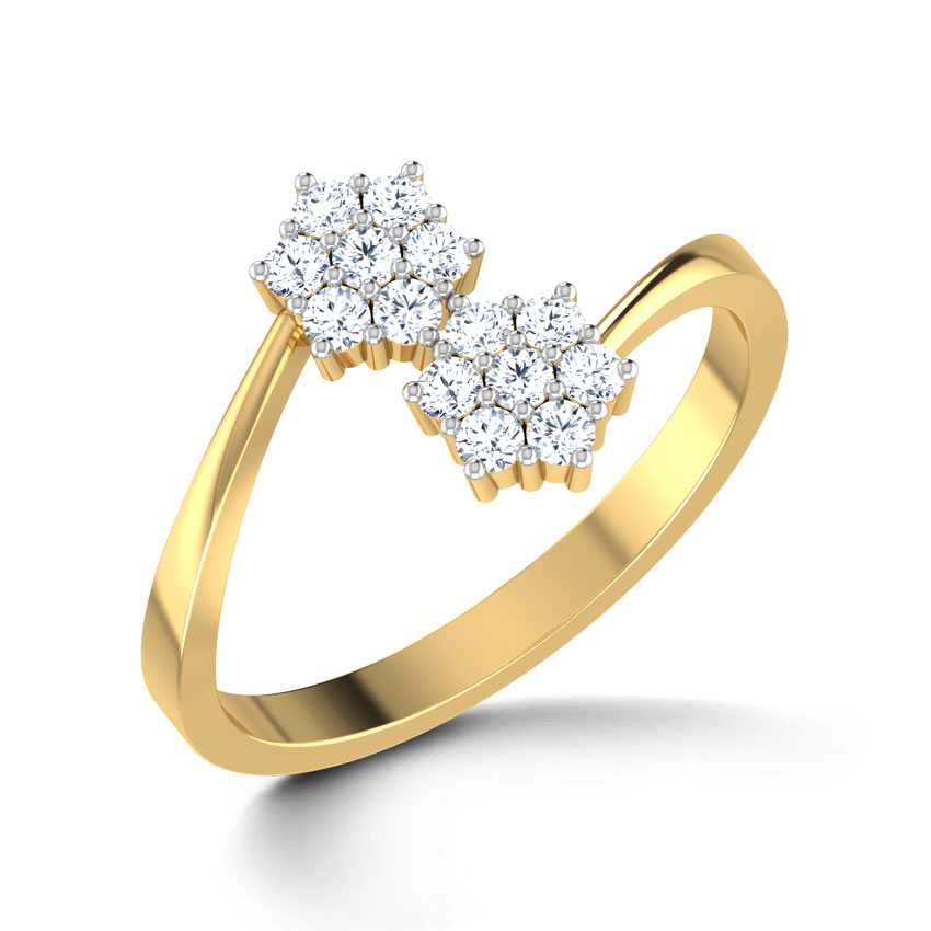 Floral Duo Ring