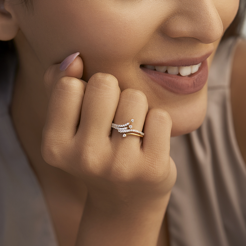 Bypass Shank Diamond Ring Bypass Shank Diamond Ring