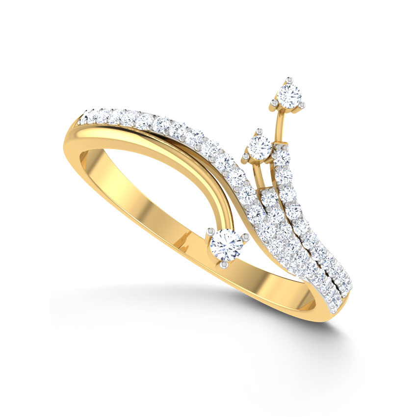 Bypass Shank Diamond Ring Bypass Shank Diamond Ring