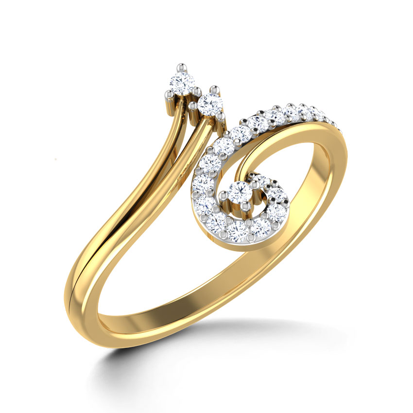 Curled Duo Ring