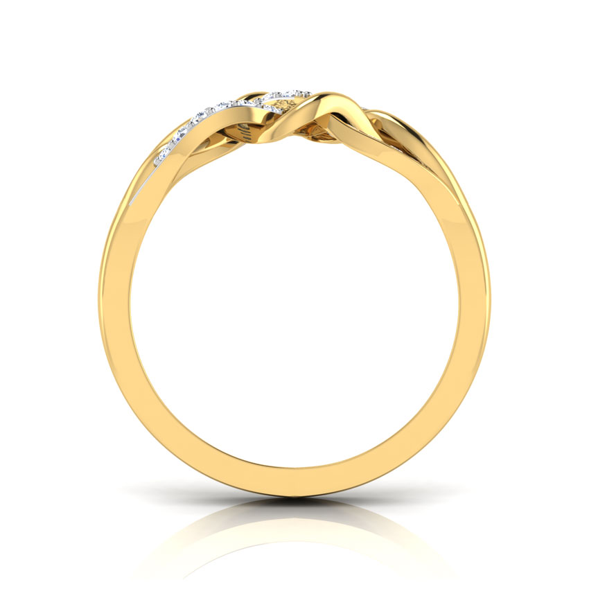 Braided Bow Diamond Ring Braided Bow Diamond Ring