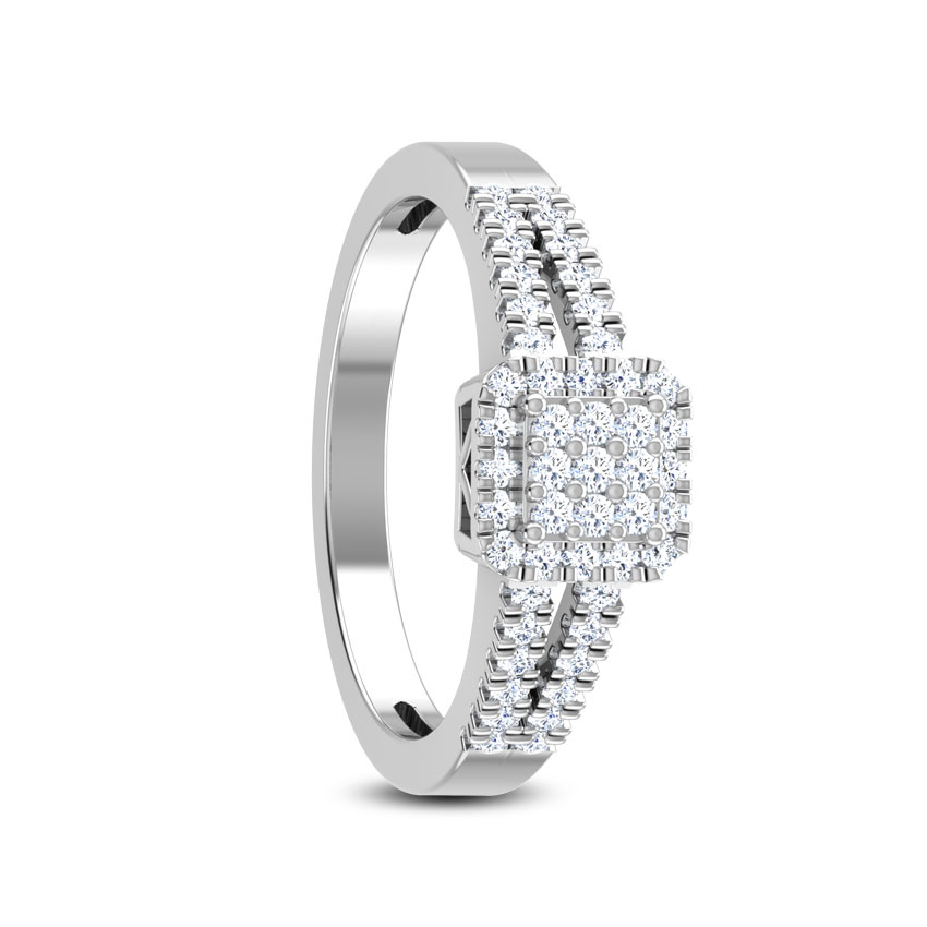 Zuri Square Diamond Ring Zuri Square Diamond Ring