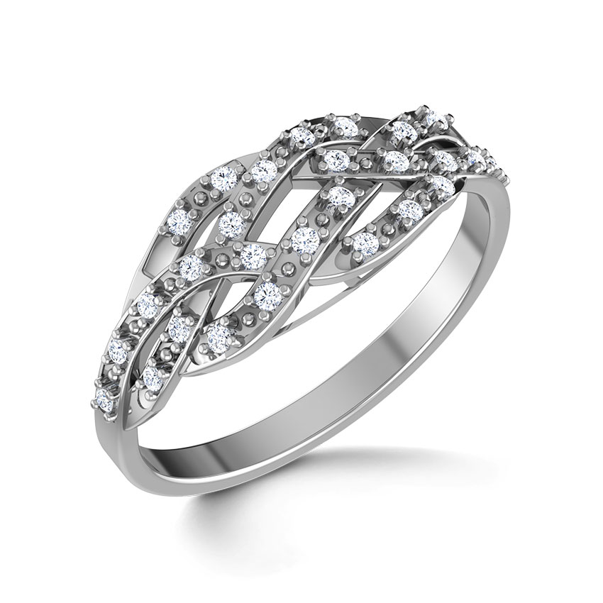 Dainty Weave Diamond Band Dainty Weave Diamond Band