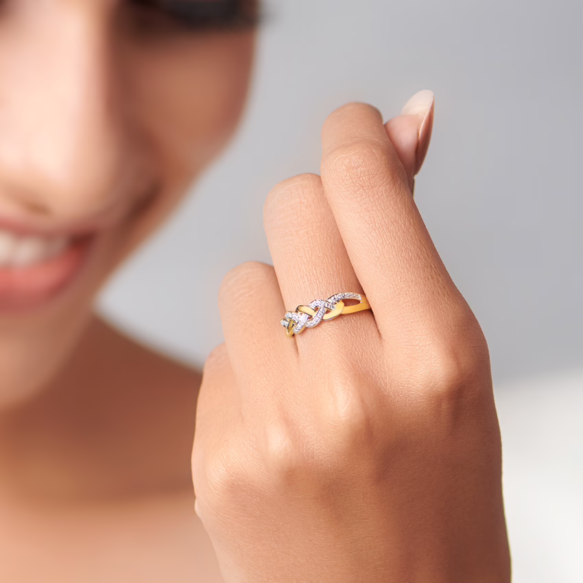 Diamond Rings 18 Karat Yellow Gold Nina Diamond Band