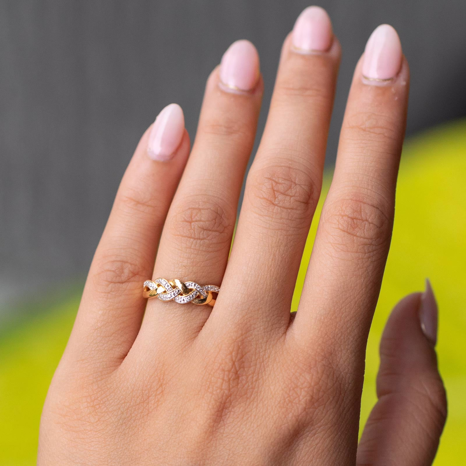 Diamond Rings 18 Karat Yellow Gold Nina Diamond Band