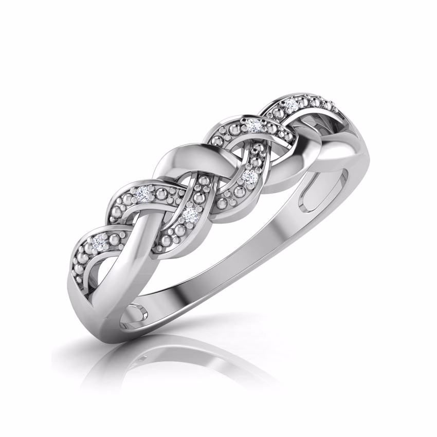 Diamond Rings 18 Karat White Gold Nina Diamond Band