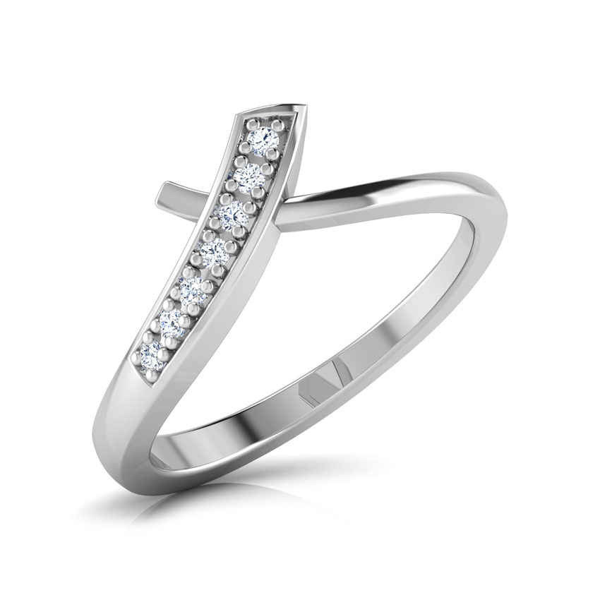 Diamond Rings 18 Karat White Gold Emilly Diamond Ring
