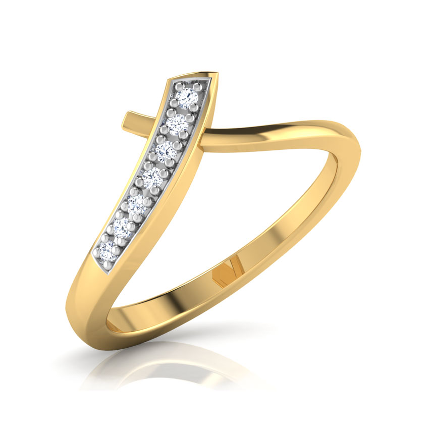 Diamond Rings 18 Karat Yellow Gold Emilly Diamond Ring
