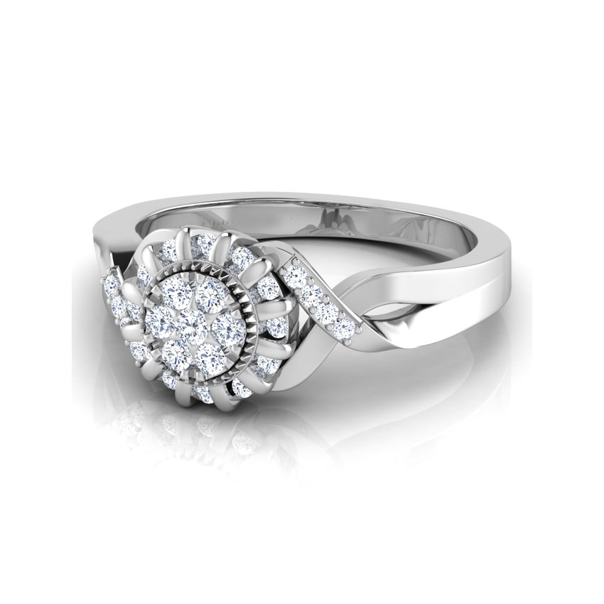 Swish Ray Diamond Ring Swish Ray Diamond Ring