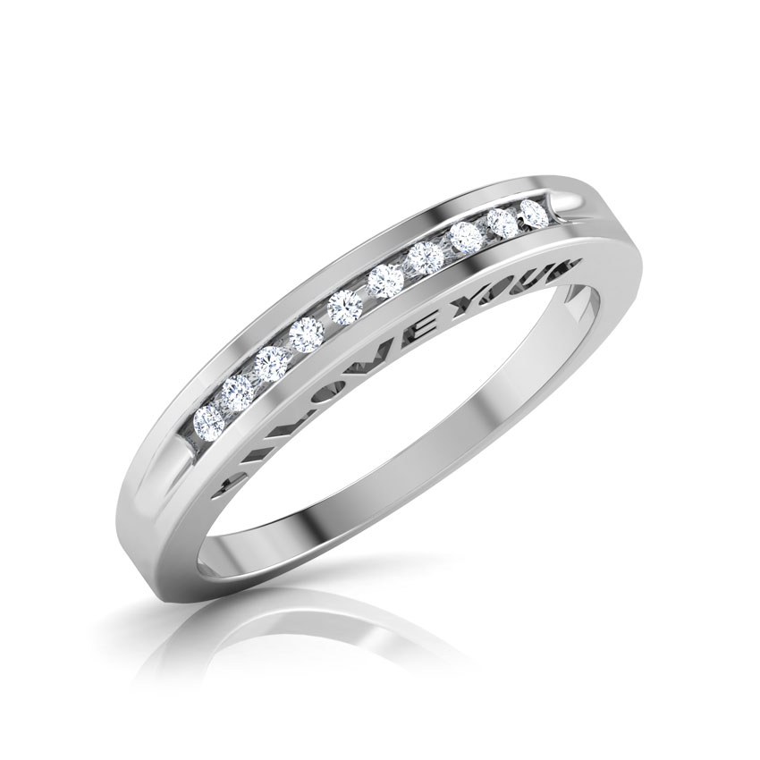 Diamond Rings 18 Karat White Gold Valentina Diamond Band