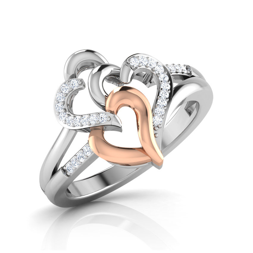Trio of Hearts Ring Trio of Hearts Ring