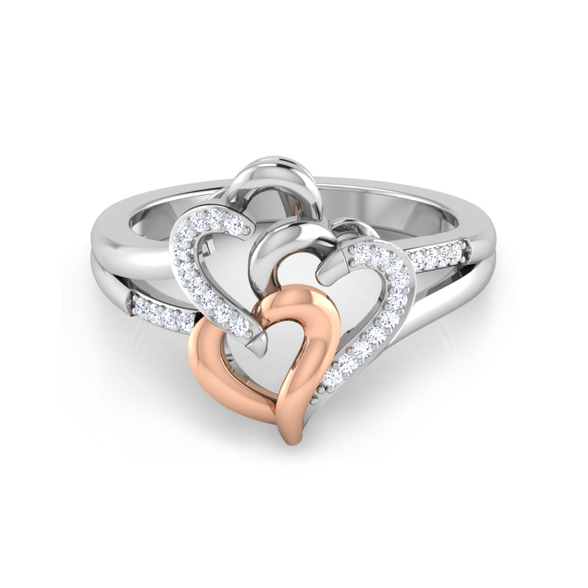 Trio of Hearts Ring Trio of Hearts Ring