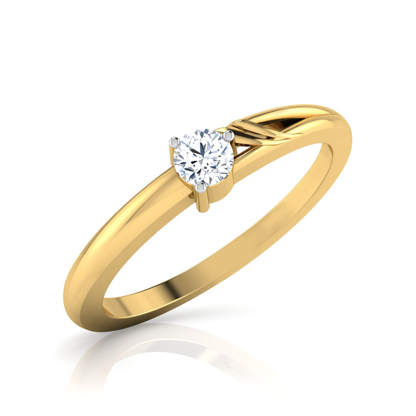 Diamond Rings 18 Karat Yellow Gold Chance Diamond Ring