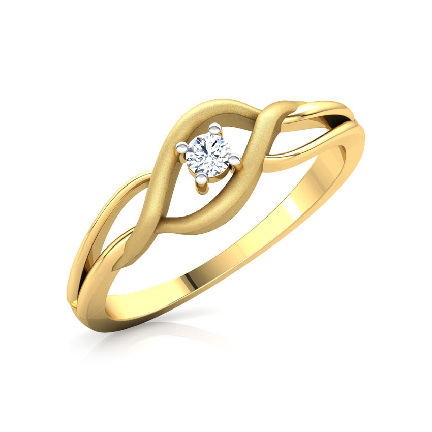 Diamond Rings 18 Karat Yellow Gold Paradise Diamond Ring