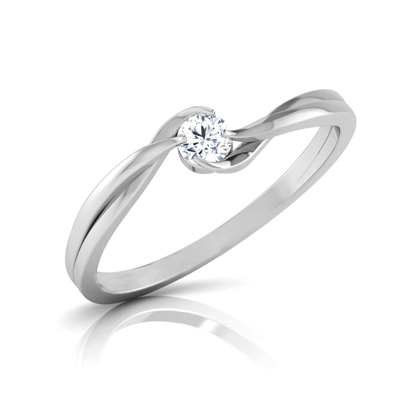 Curved Glimmer Ring