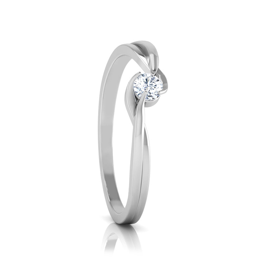 Curved Glimmer Diamond Ring Curved Glimmer Diamond Ring