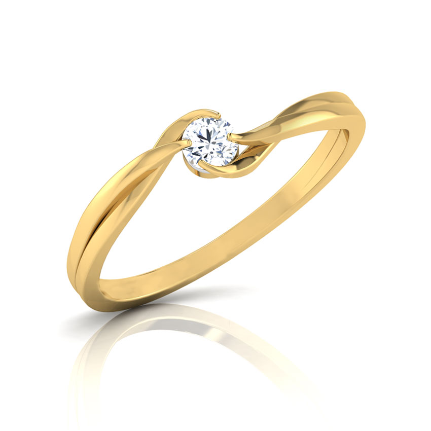 Curved Glimmer Ring