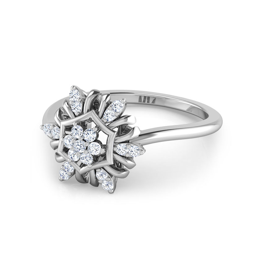 Floral Festive Diamond Ring
