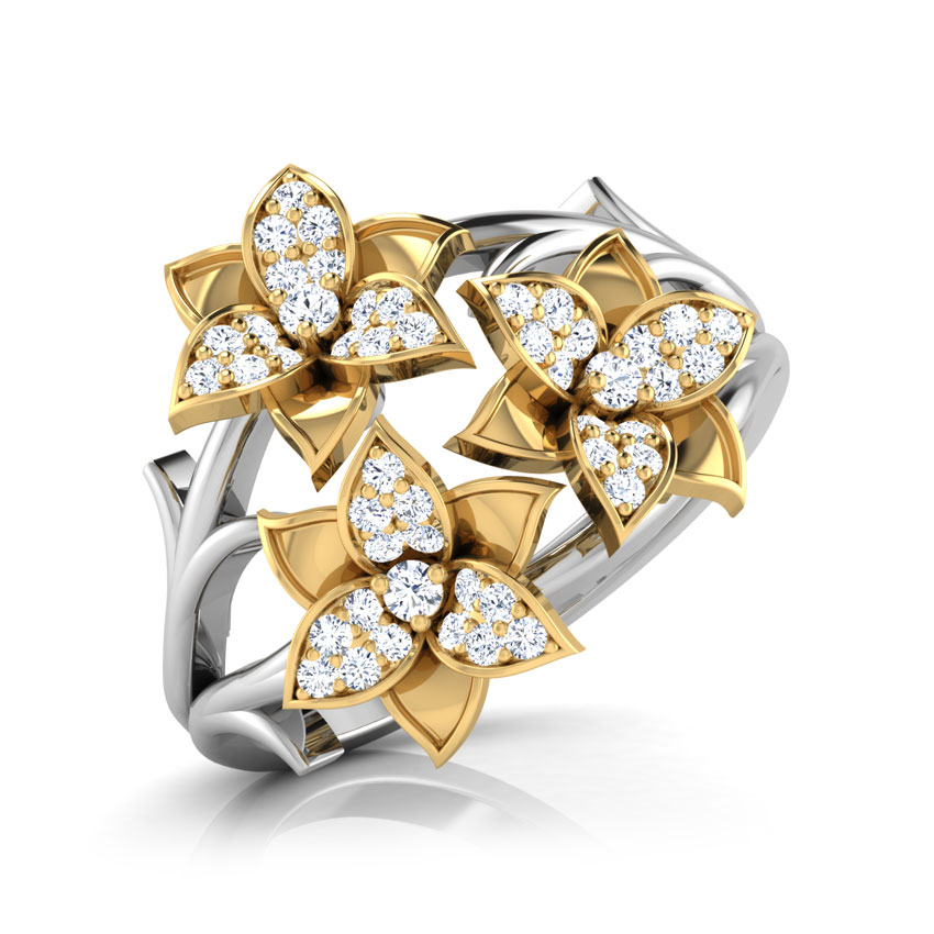 Aster Yellow Bouquet Ring Aster Yellow Bouquet Ring