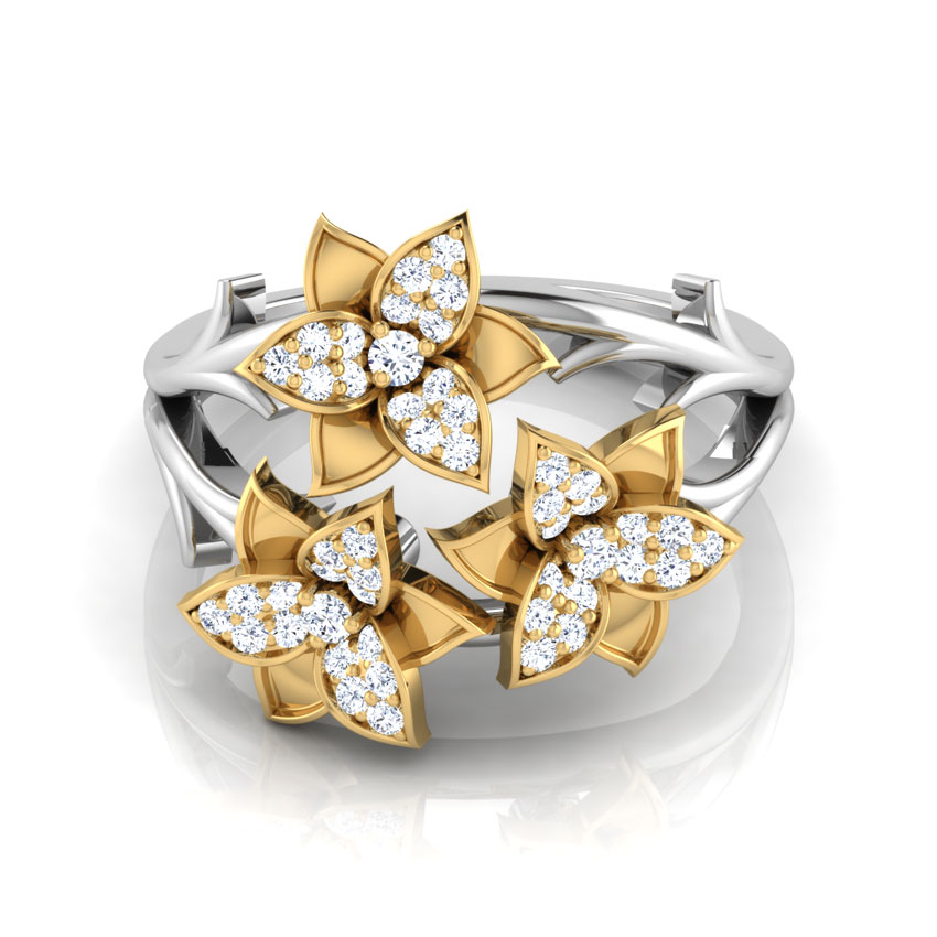 Aster Yellow Bouquet Ring Aster Yellow Bouquet Ring