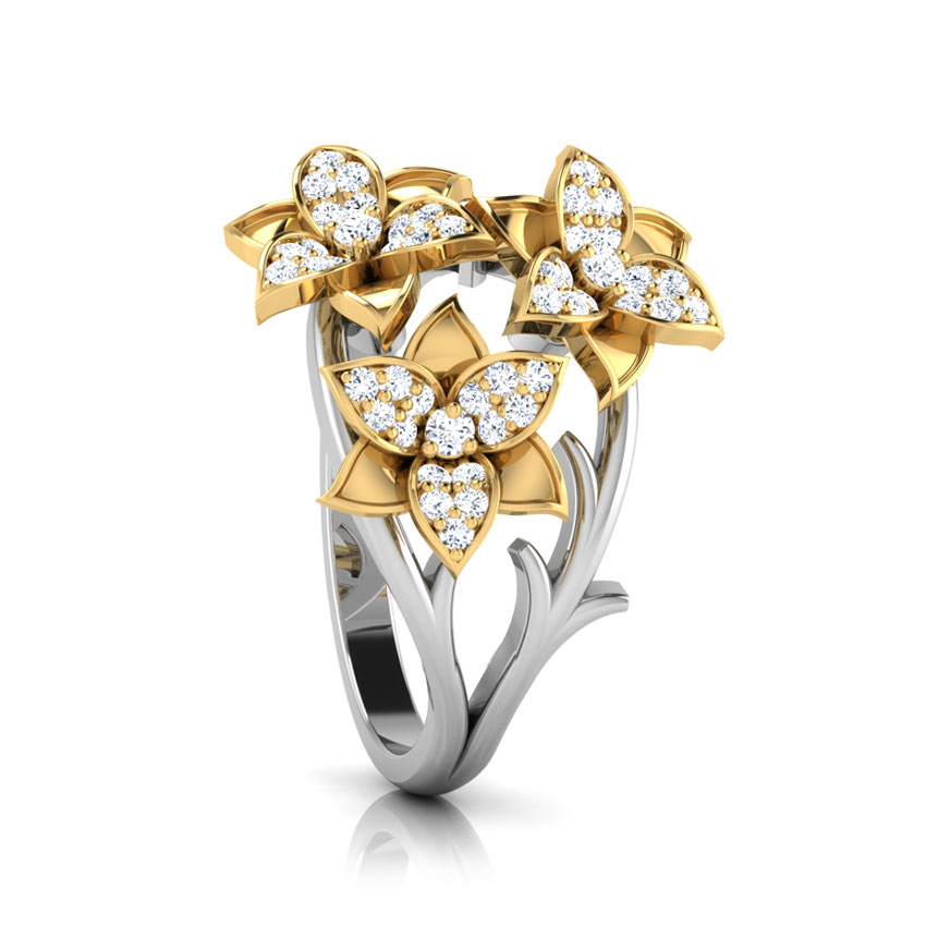 Aster Yellow Bouquet Ring Aster Yellow Bouquet Ring