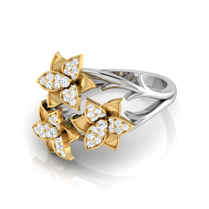 Aster Yellow Bouquet Ring Aster Yellow Bouquet Ring