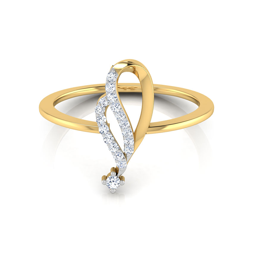 Flory Curved Diamond Ring Flory Curved Diamond Ring