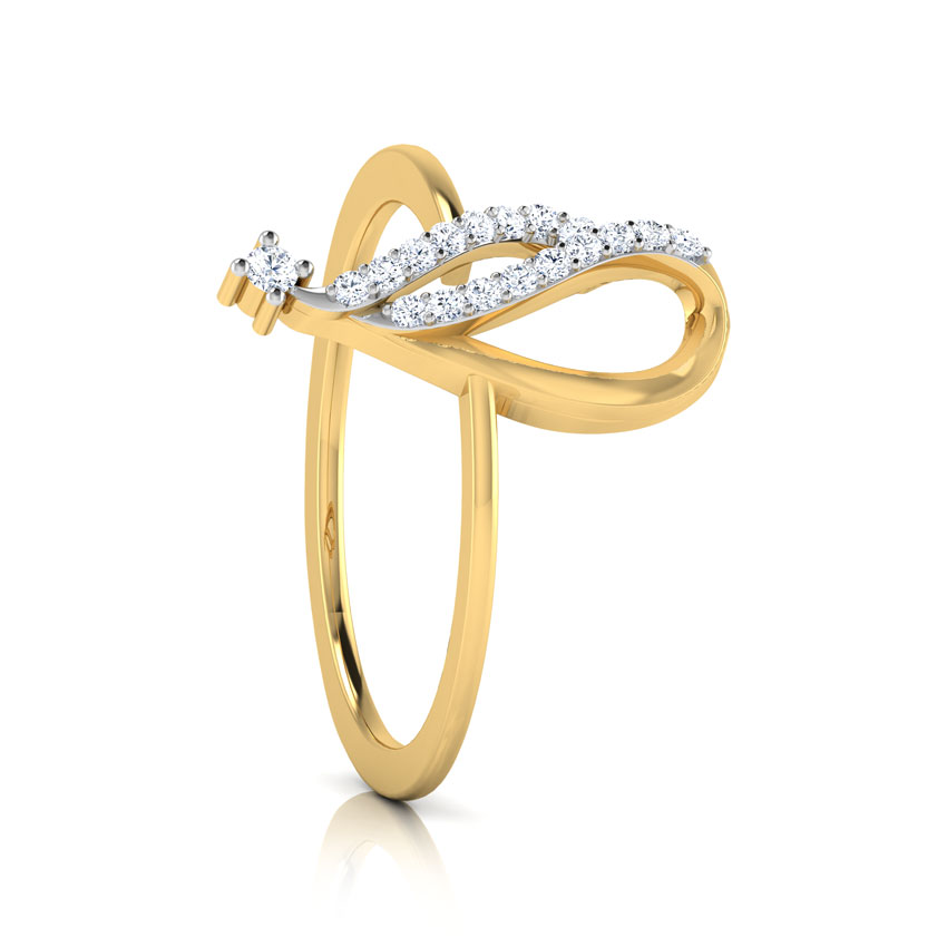 Flory Curved Diamond Ring Flory Curved Diamond Ring