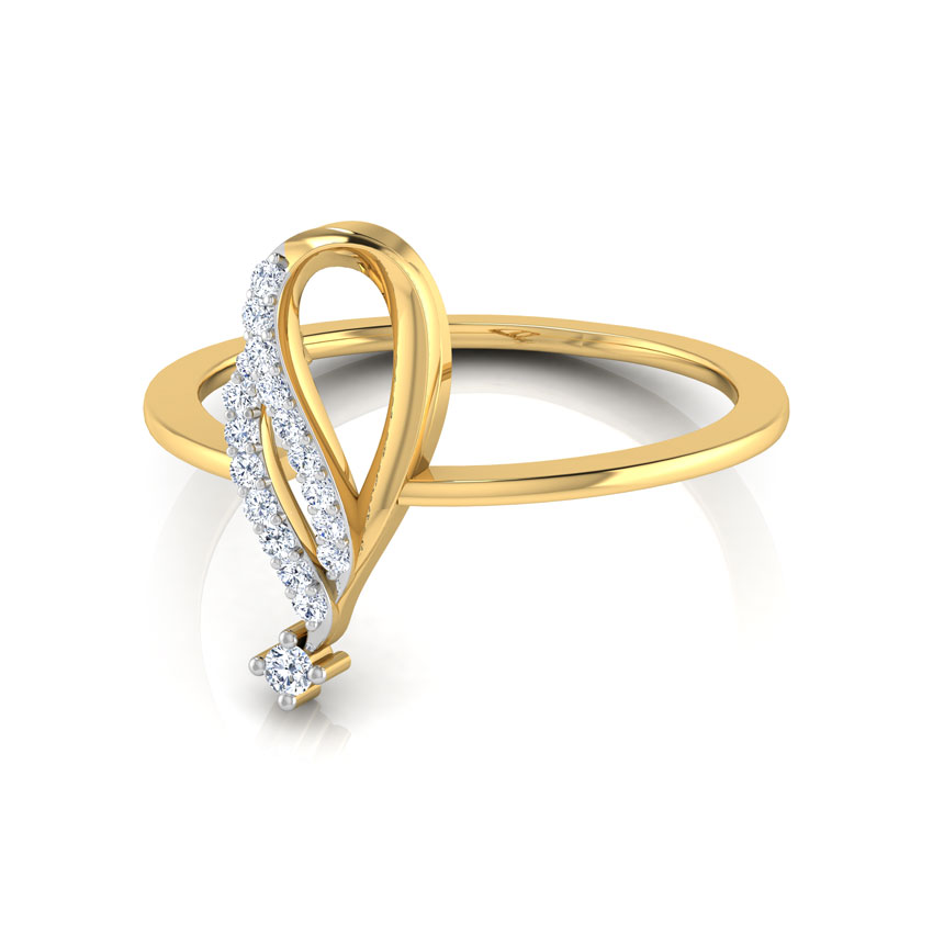 Flory Curved Diamond Ring Flory Curved Diamond Ring