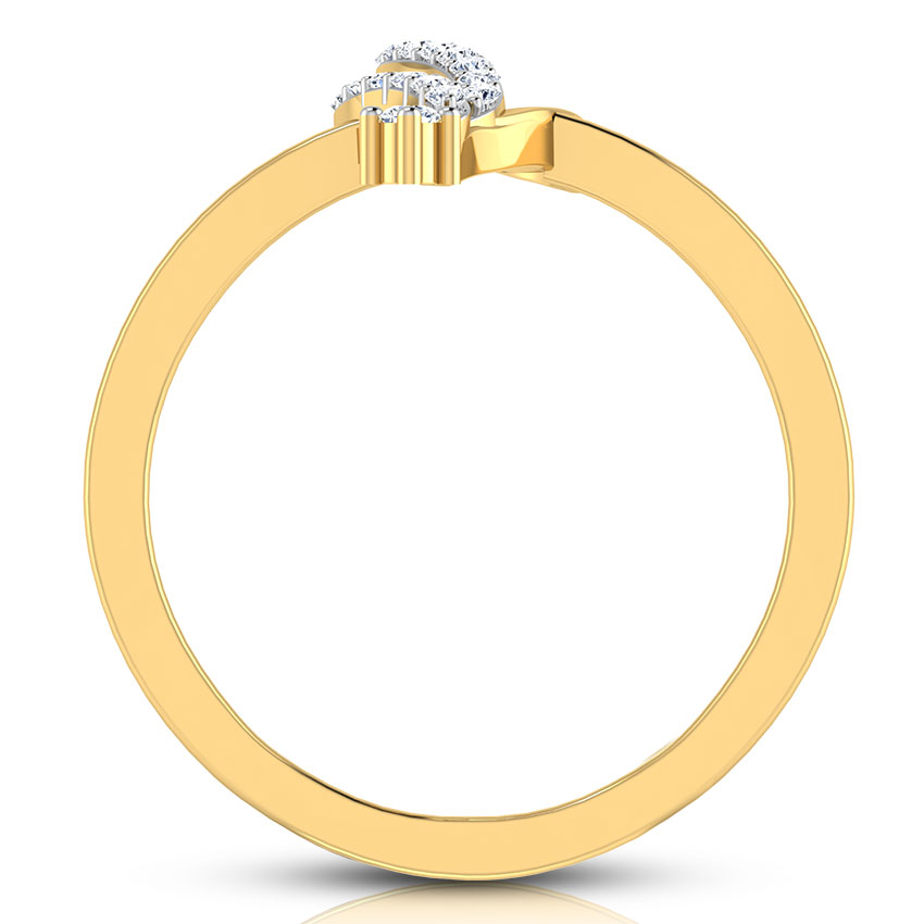 Flory Curved Diamond Ring Flory Curved Diamond Ring