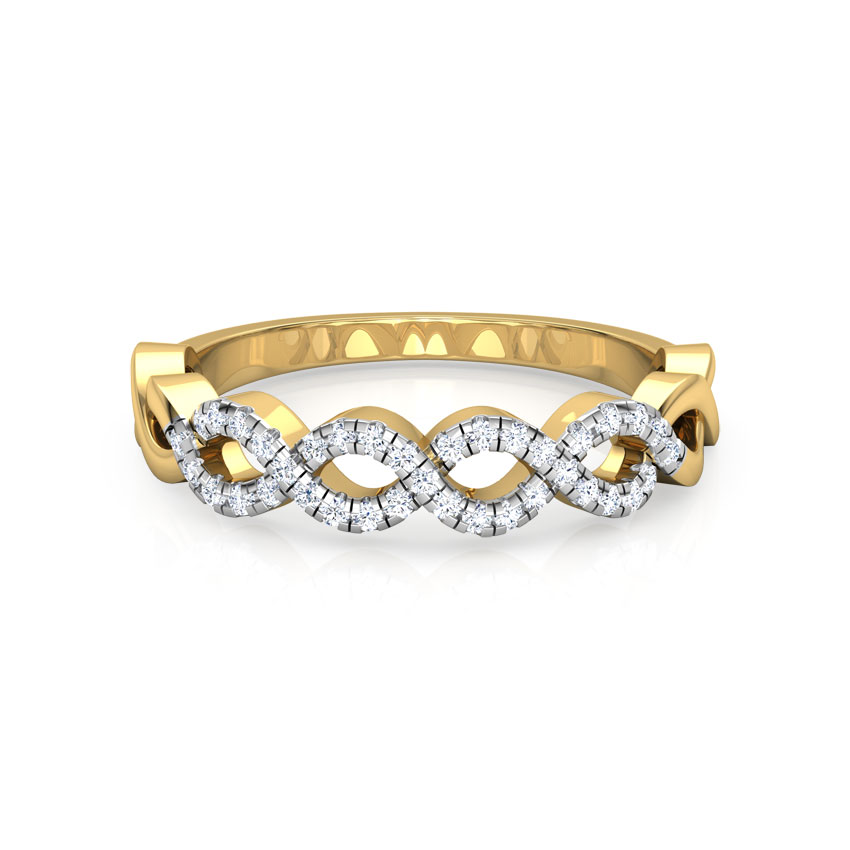 Twisty Curl Diamond Band Twisty Curl Diamond Band