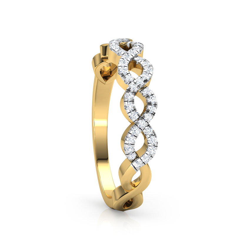 Twisty Curl Diamond Band Twisty Curl Diamond Band