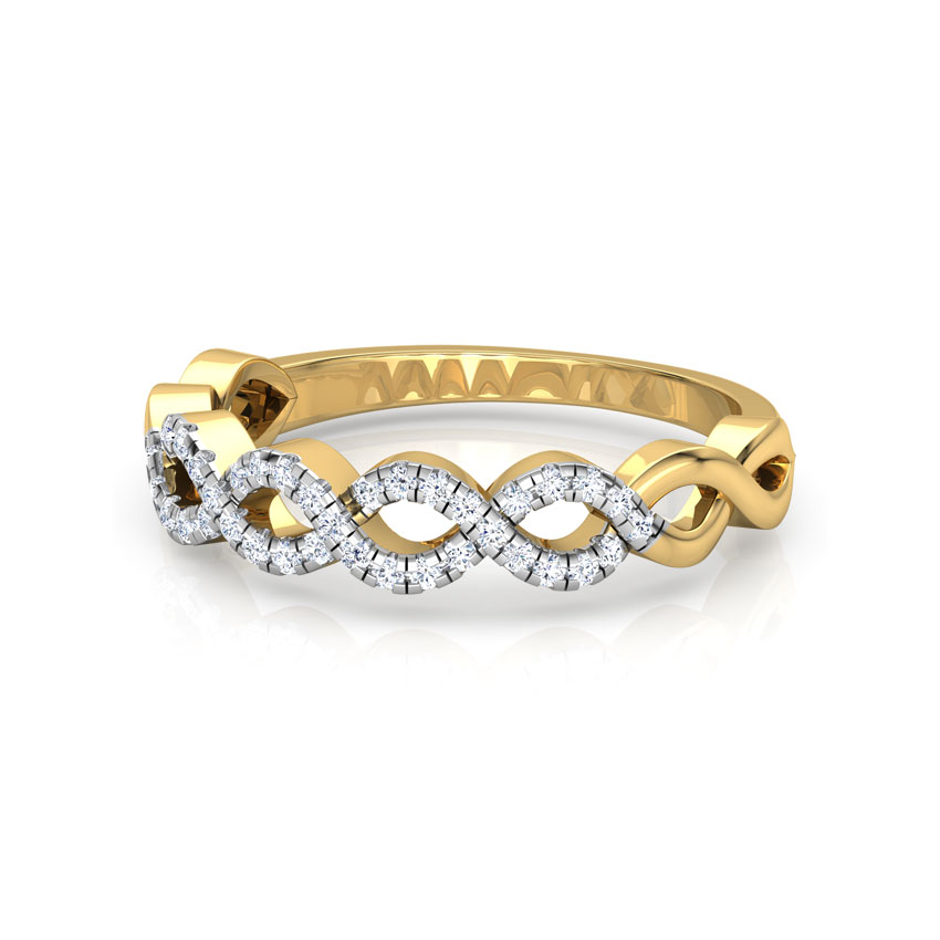 Twisty Curl Diamond Band Twisty Curl Diamond Band