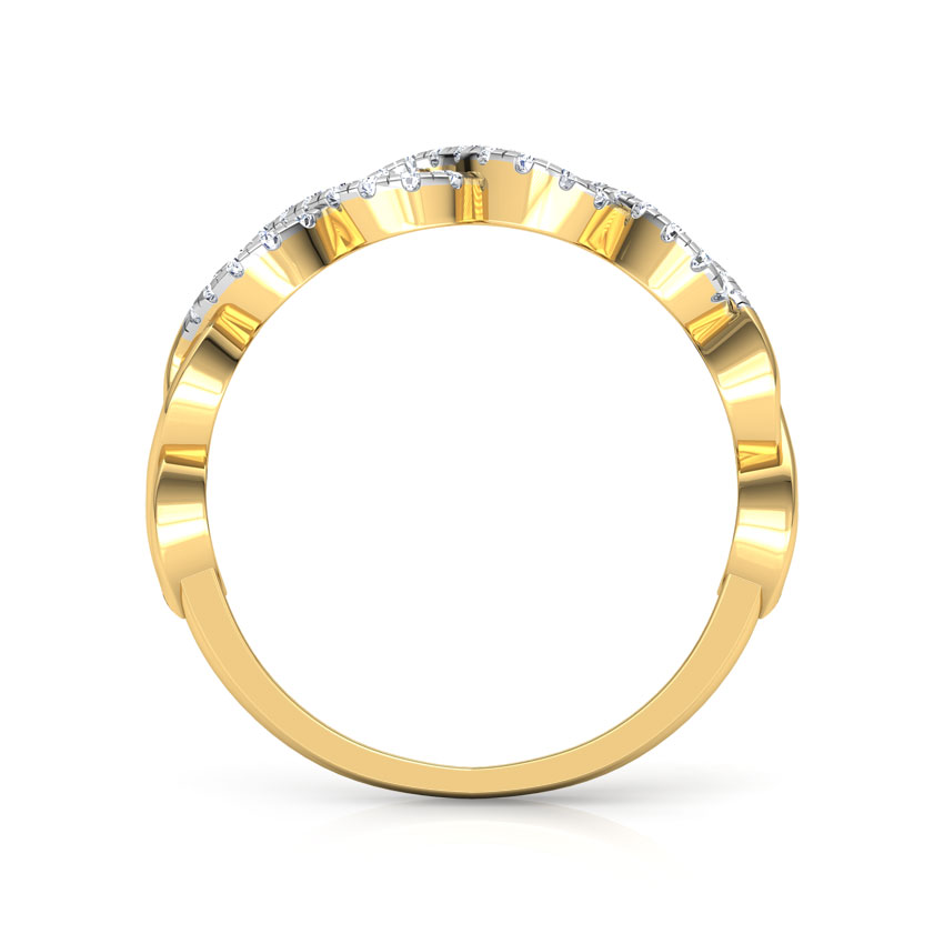 Twisty Curl Diamond Band Twisty Curl Diamond Band