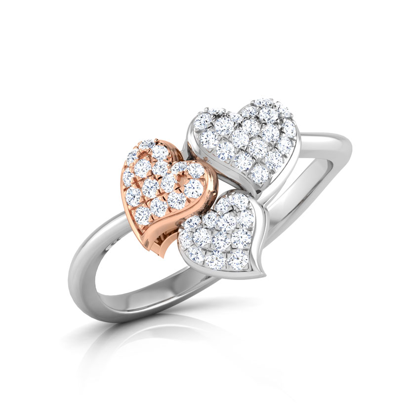 Trio Heart Ring