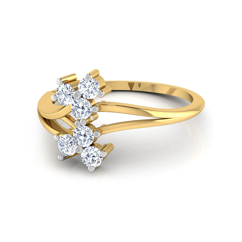 Twin Flora Diamond Ring Twin Flora Diamond Ring
