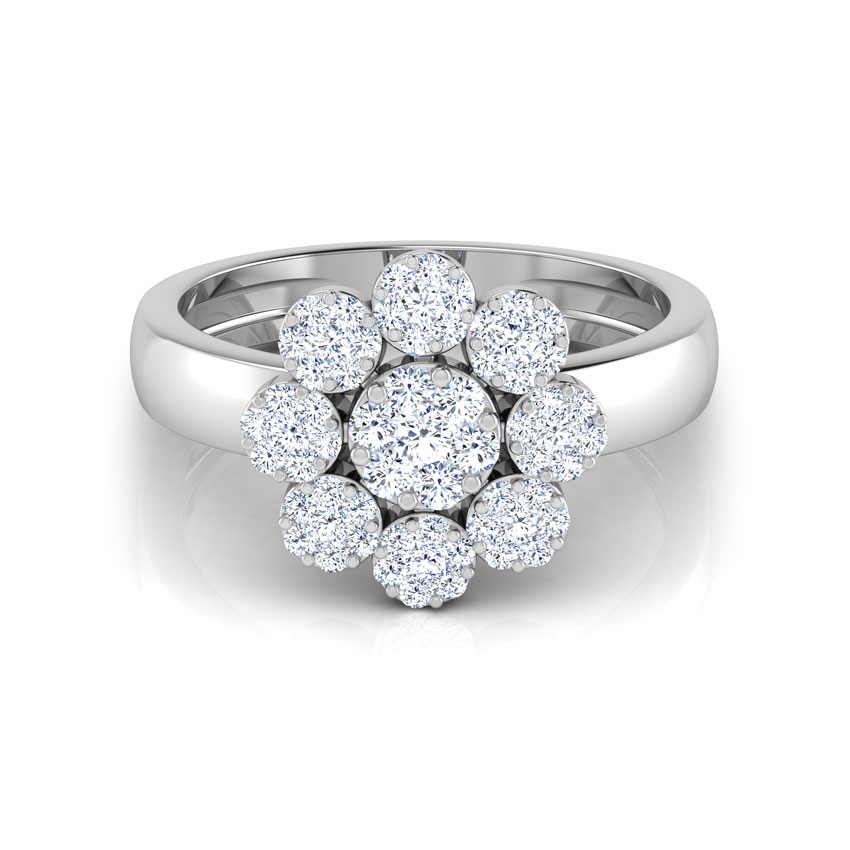 Cluster Bloom Diamond Ring Cluster Bloom Diamond Ring