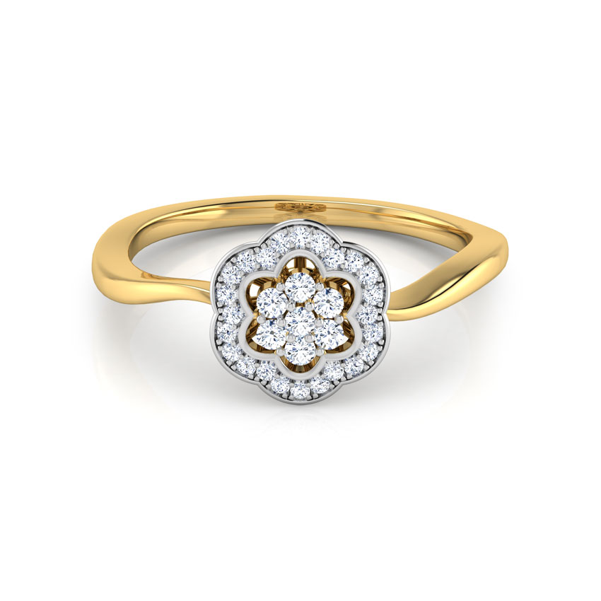 Rose Cluster Diamond Ring