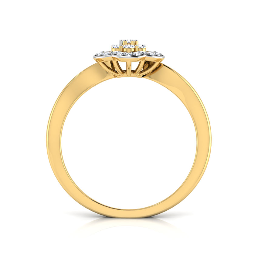 Rose Cluster Diamond Ring