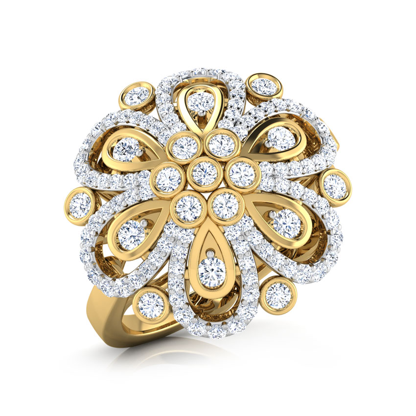 Grand Diamond Studded Ring