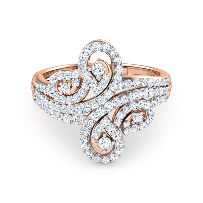 Lisa Twirl Diamond Ring Lisa Twirl Diamond Ring