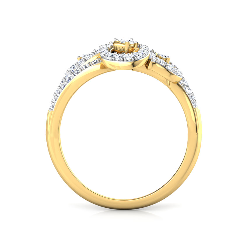 Lisa Twirl Diamond Ring