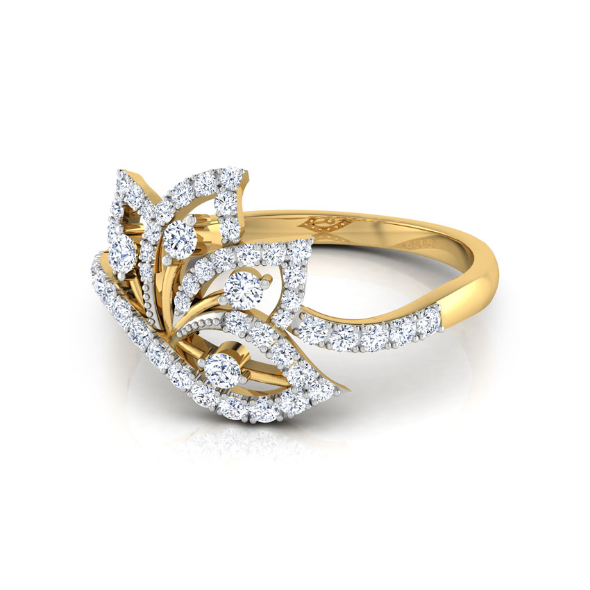 Petal Spread Out Diamond Ring Petal Spread Out Diamond Ring