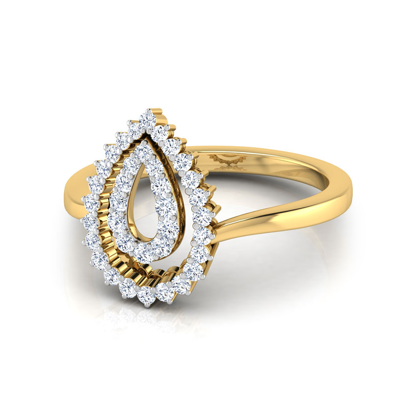 Sheer Double Pear Diamond Ring Sheer Double Pear Diamond Ring