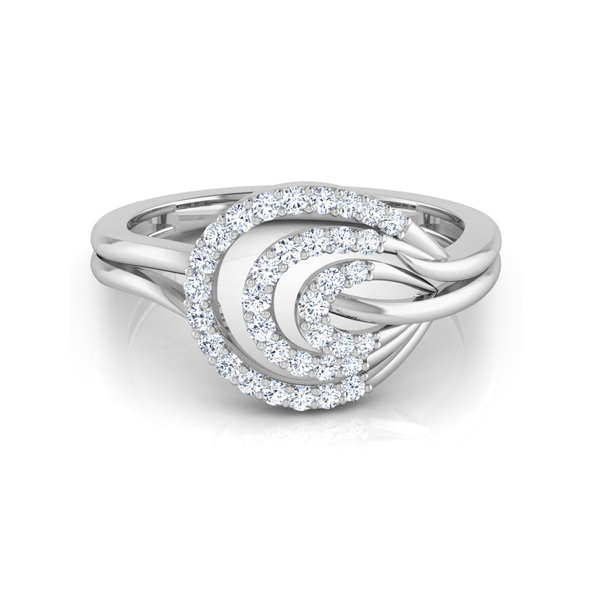 Luna Ripple Diamond Ring Luna Ripple Diamond Ring
