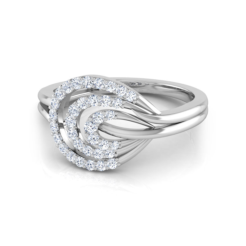 Luna Ripple Diamond Ring Luna Ripple Diamond Ring