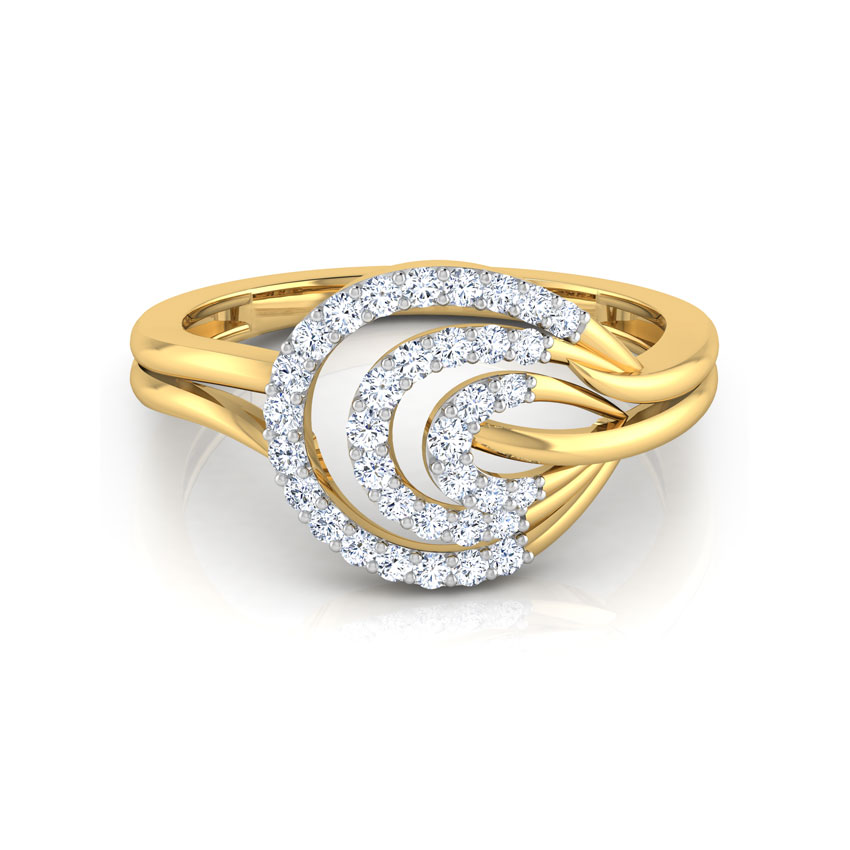 Luna Ripple Diamond Ring Luna Ripple Diamond Ring