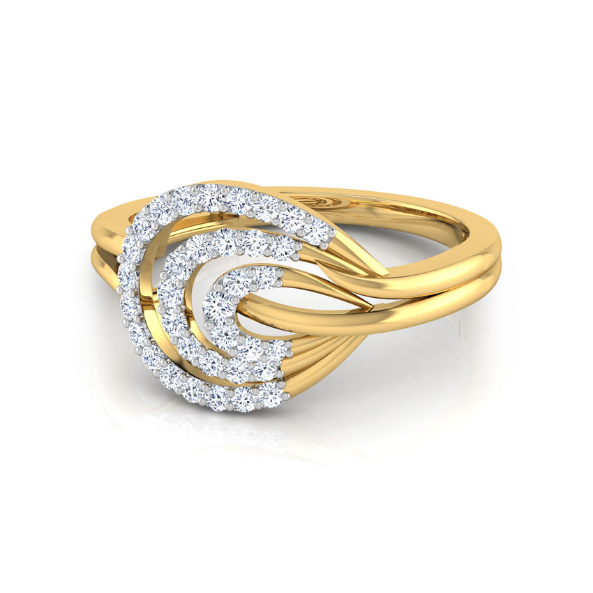 Luna Ripple Diamond Ring Luna Ripple Diamond Ring